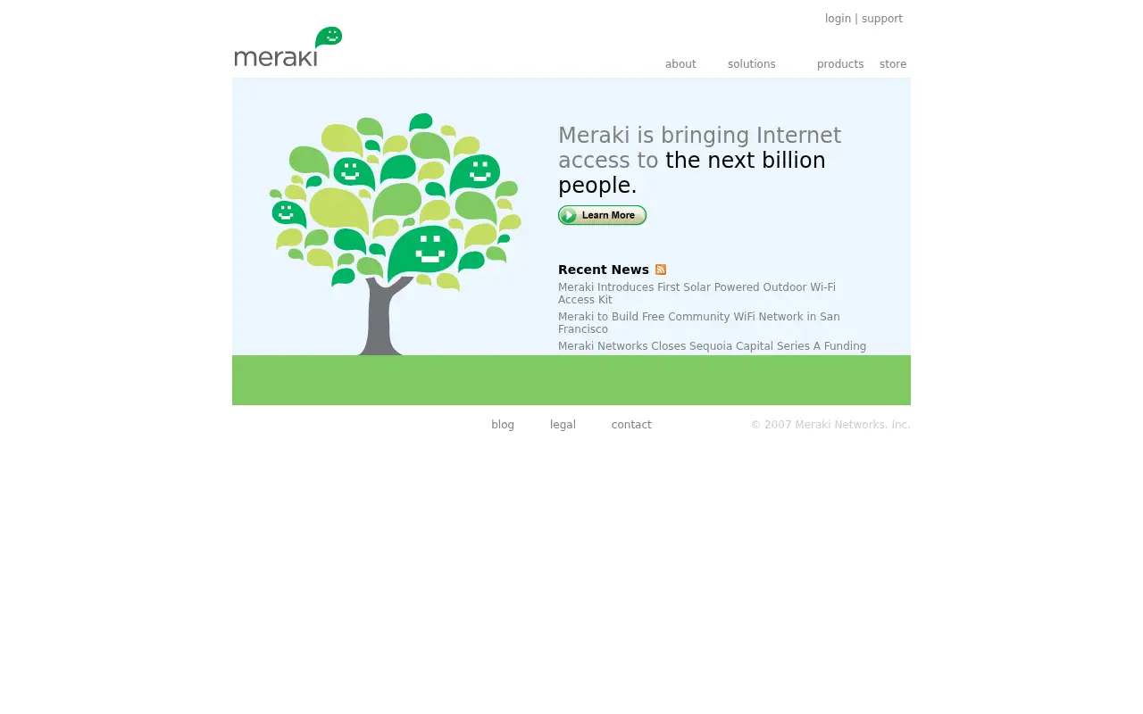 meraki.com in 2007