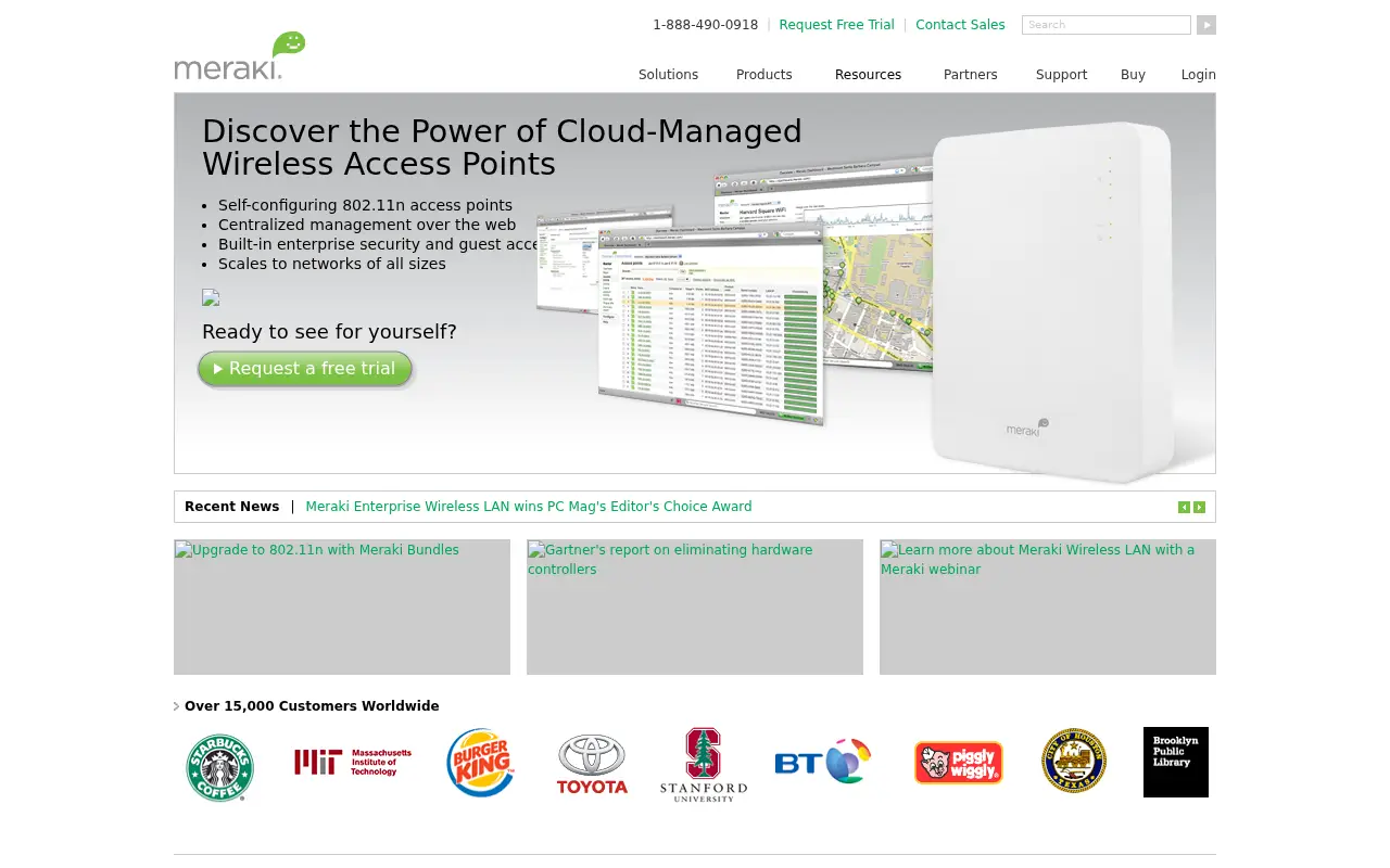 meraki.com in 2010