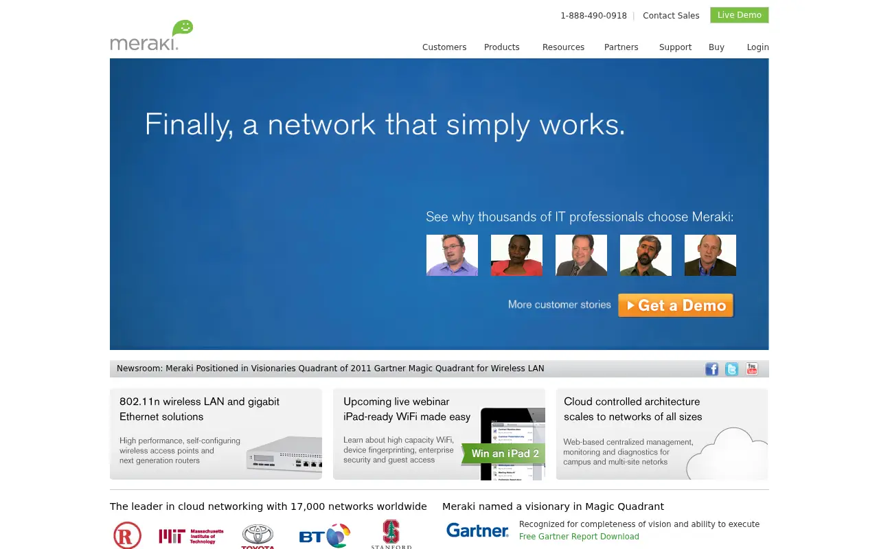 meraki.com in 2011
