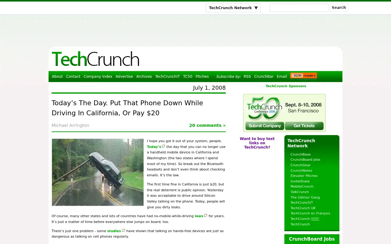 techcrunch.com on July 1, 2008