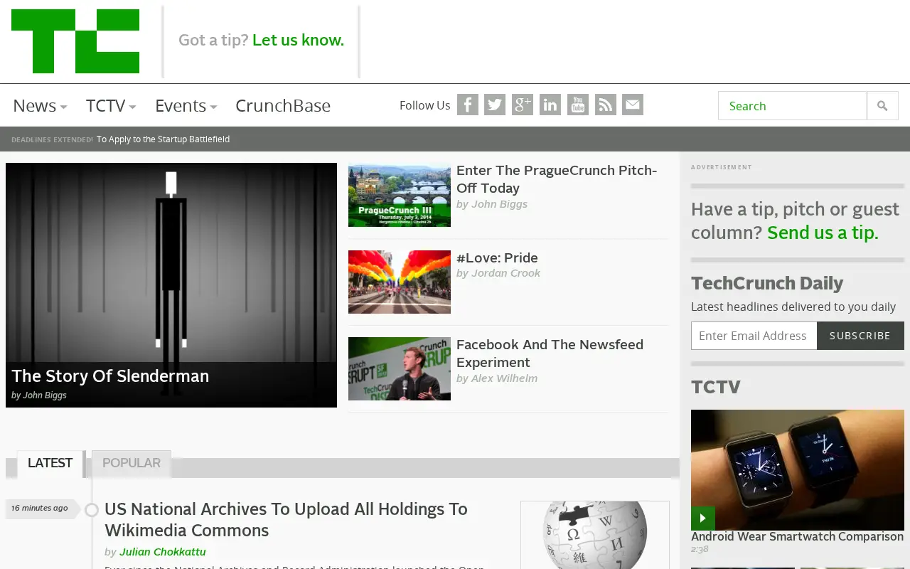 techcrunch.com on June 30, 2014