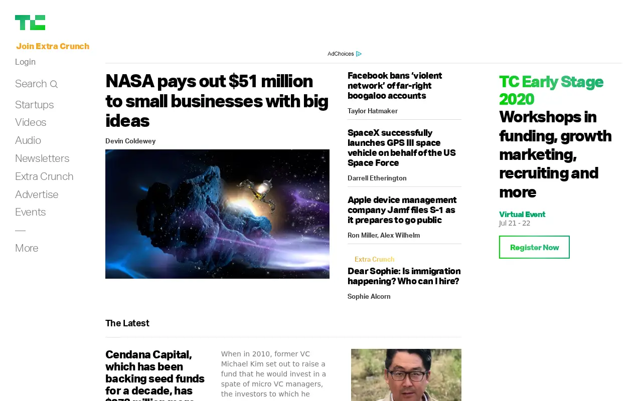 techcrunch.com in 2020
