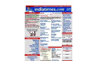 indiatimes.com in 1999