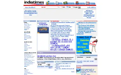 indiatimes.com in 2004
