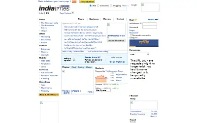 indiatimes.com in 2007