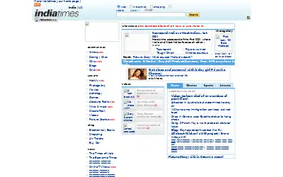indiatimes.com in 2009