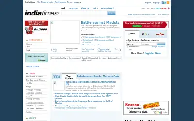 indiatimes.com in 2010