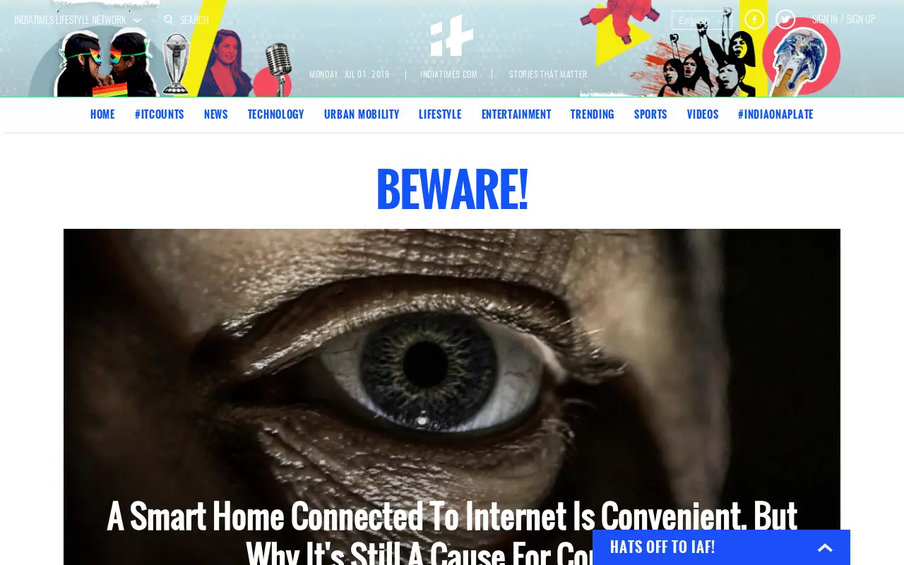 indiatimes.com on July 1, 2019