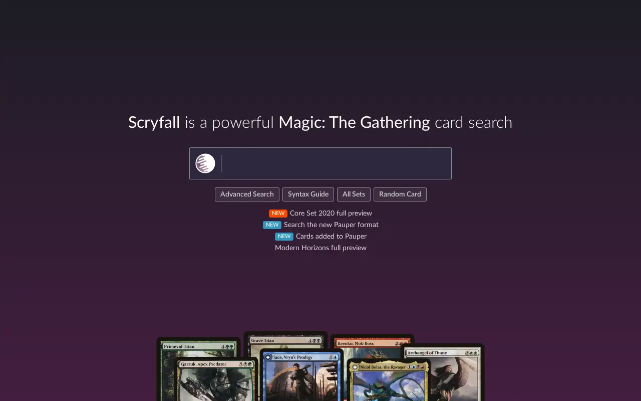 scryfall.com in 2019