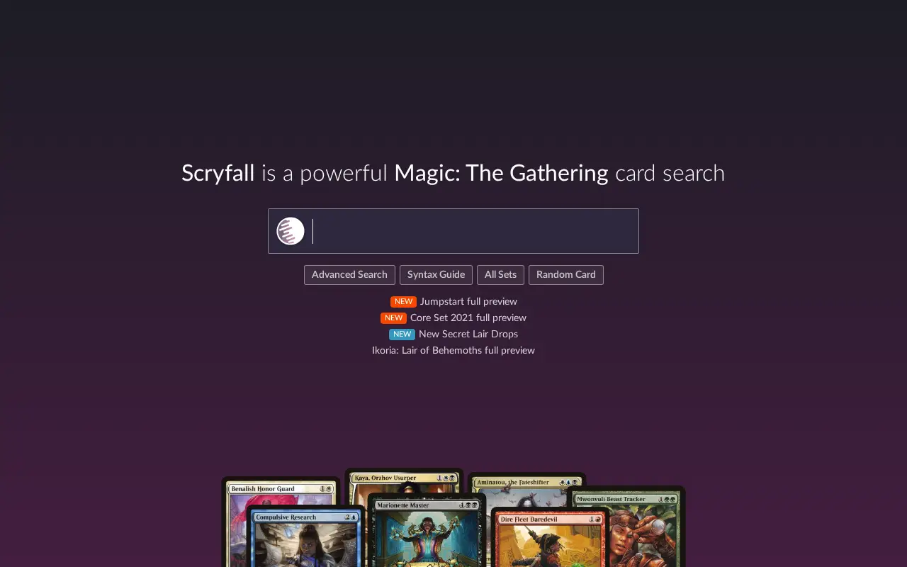 scryfall.com in 2020