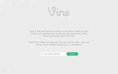 vine.co in 2012