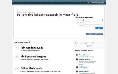 academia.edu in 2010
