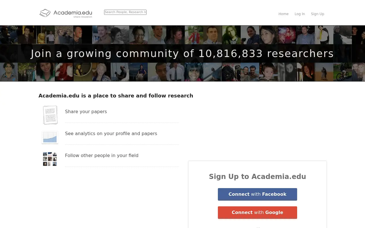 academia.edu in 2014