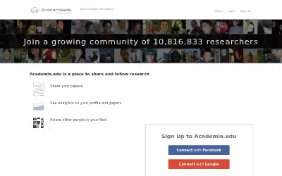 academia.edu in 2014