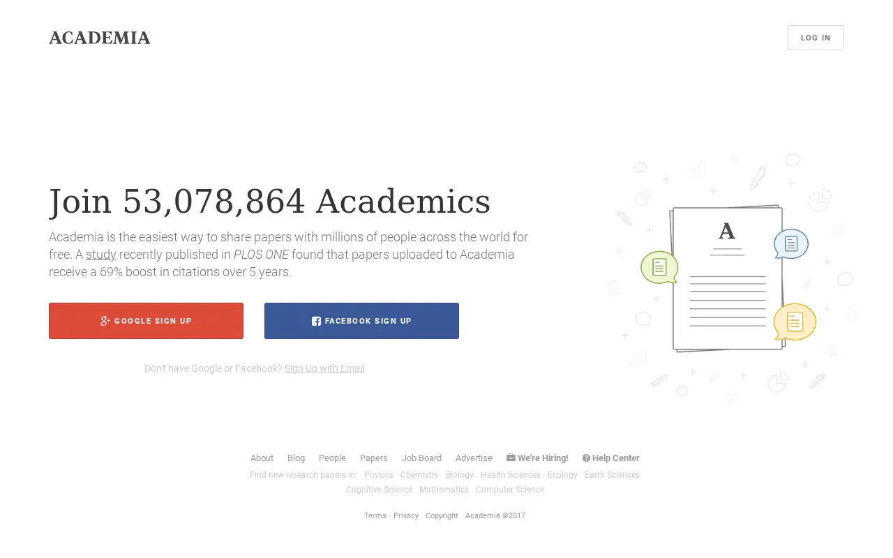 academia.edu in 2017
