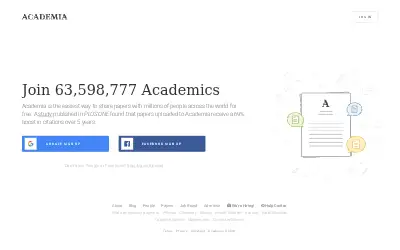academia.edu in 2018