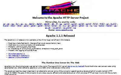 apache.org in 1996