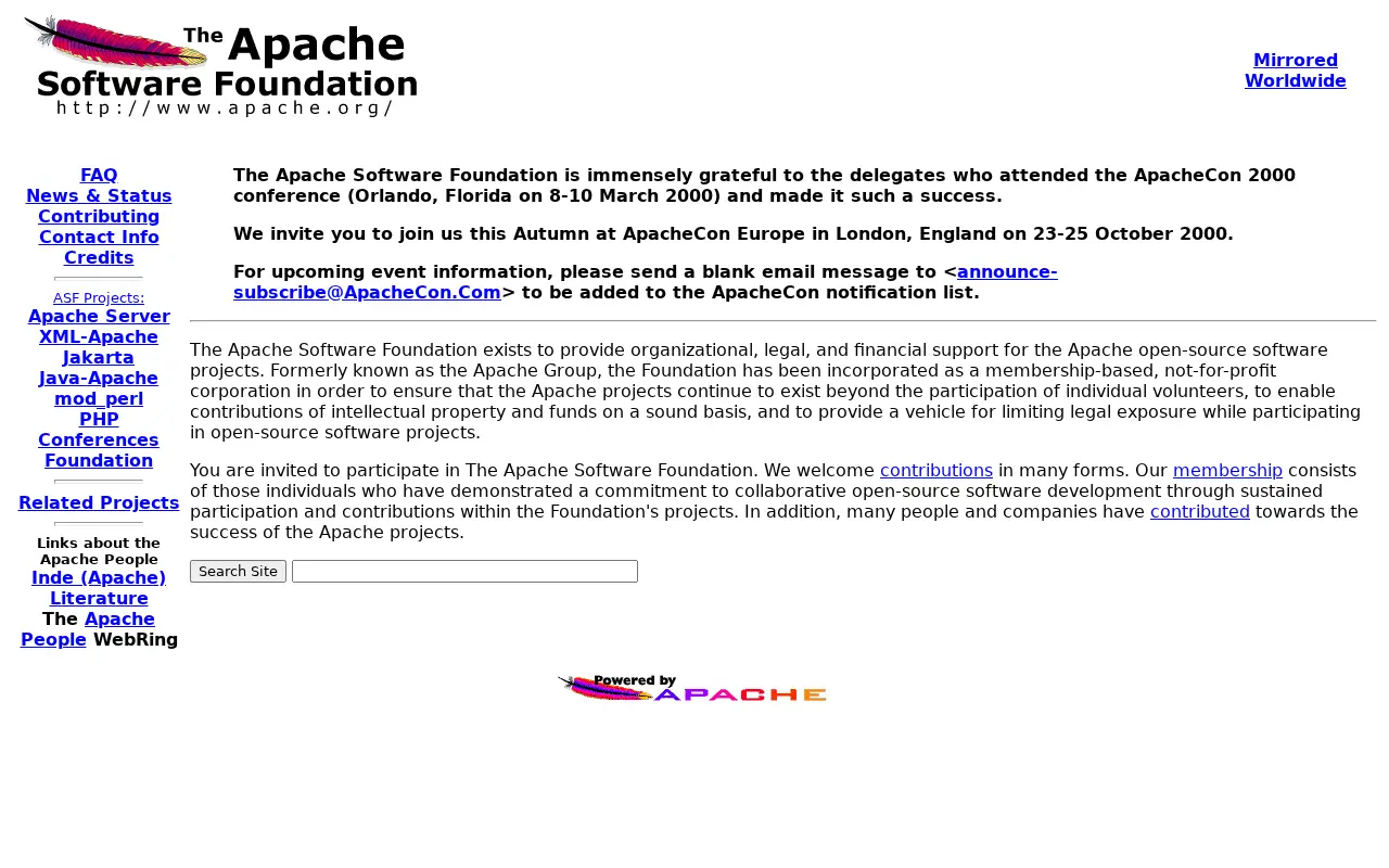 apache.org in 2000