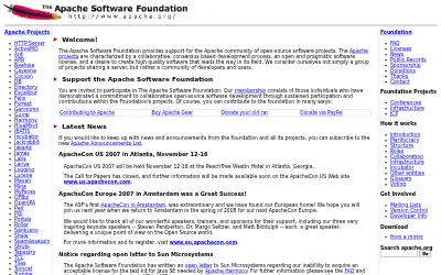 apache.org in 2007