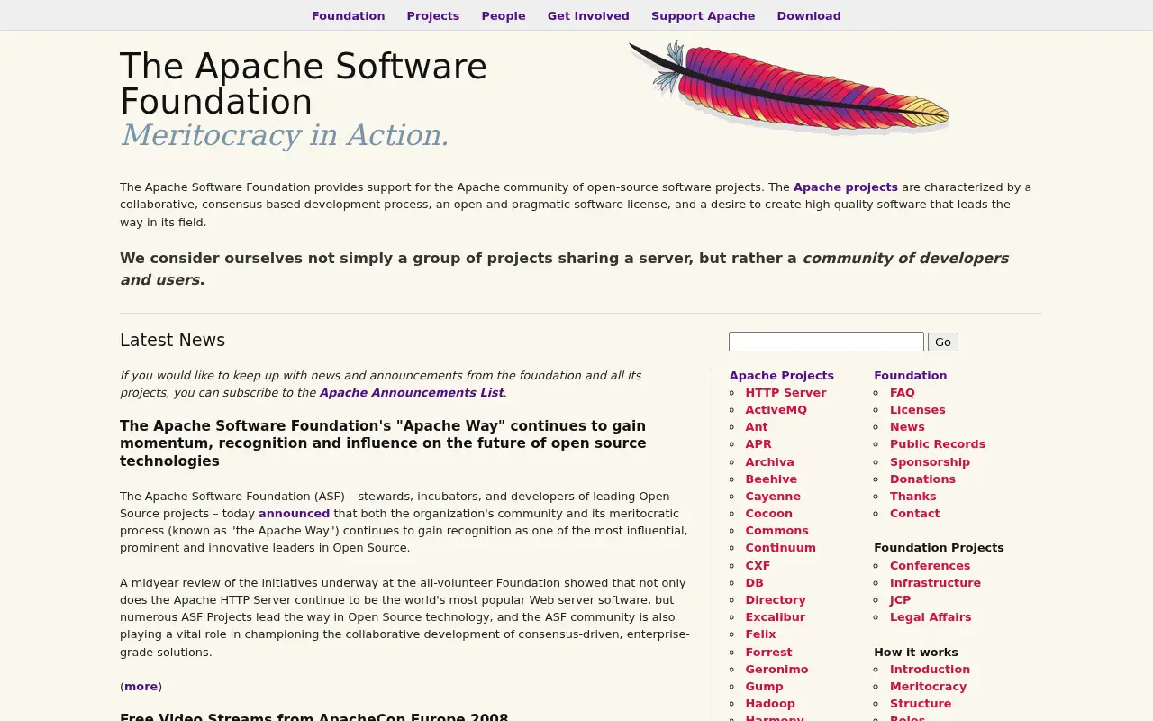 apache.org on July 8, 2008