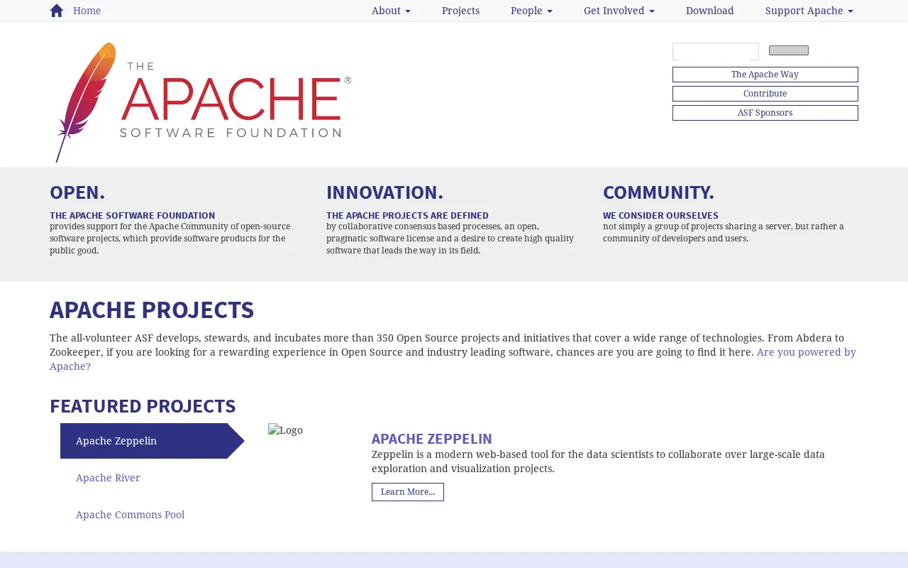 apache.org in 2016