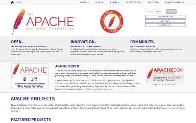 apache.org in 2018