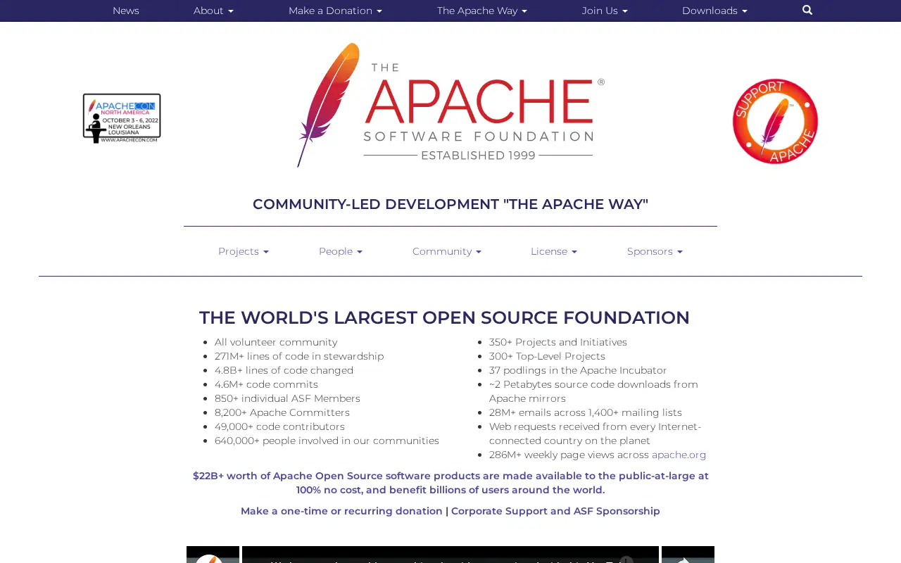apache.org in 2022