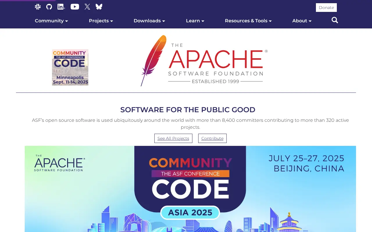 apache.org on June 30, 2025