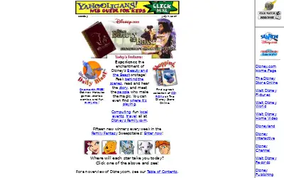 disney.com in 1997
