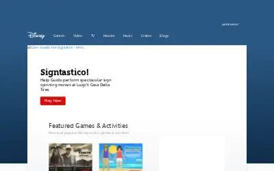 disney.com in 2013