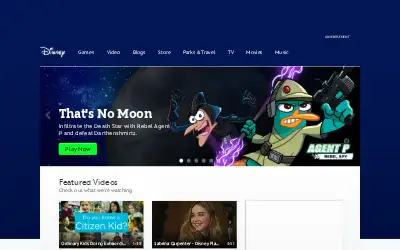 disney.com in 2014