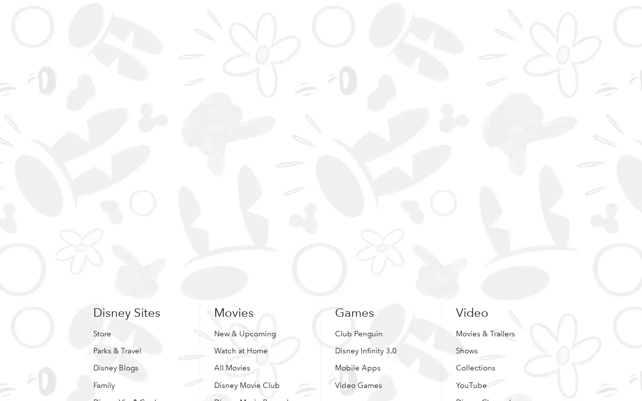 disney.com in 2016