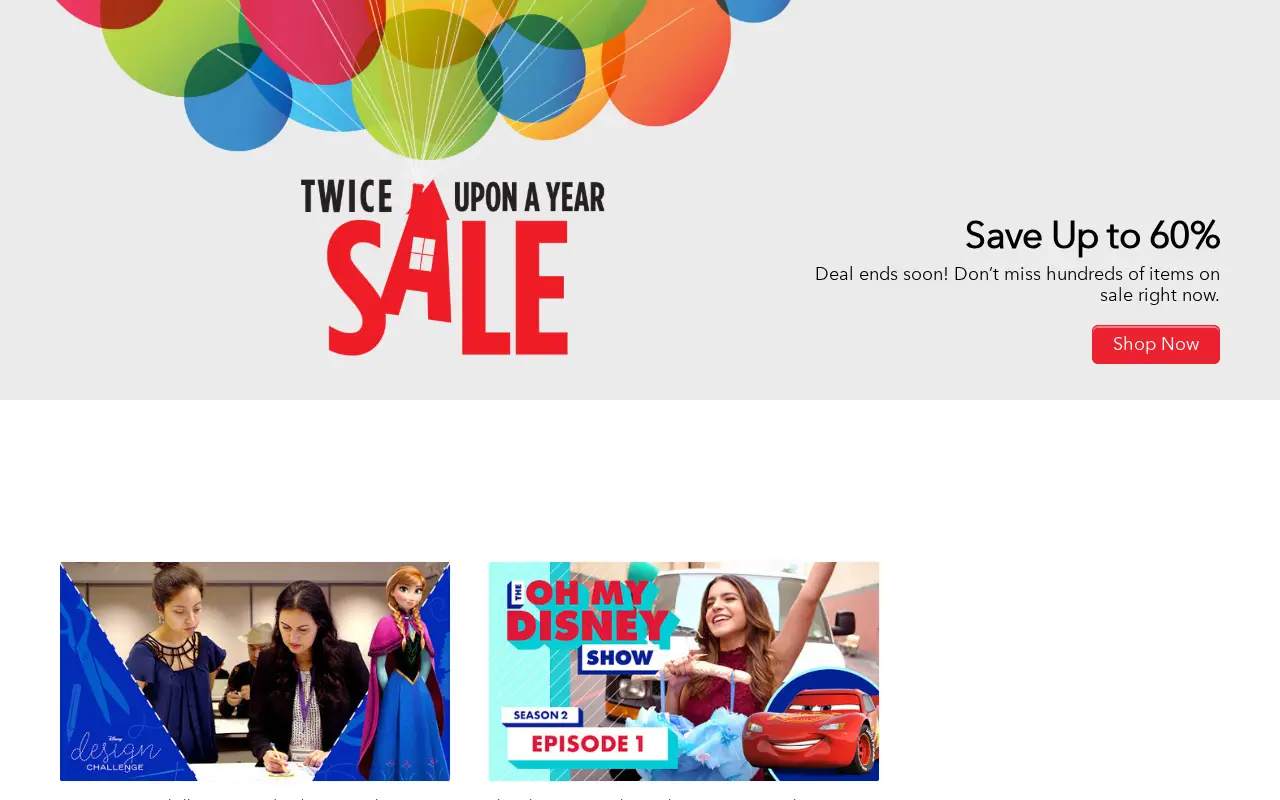 disney.com in 2017
