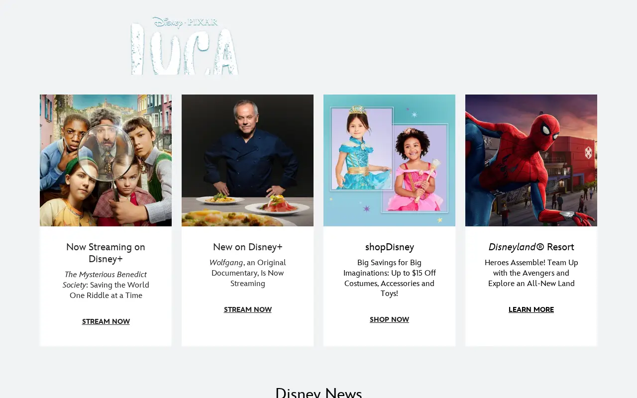 disney.com in 2021