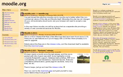 moodle.org in 2003