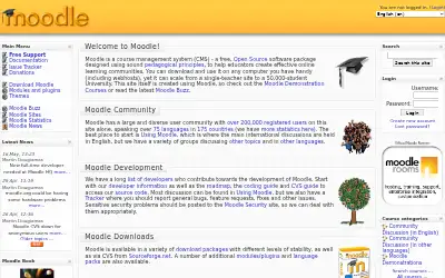 moodle.org in 2007