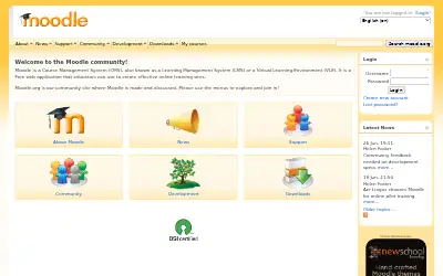 moodle.org in 2009