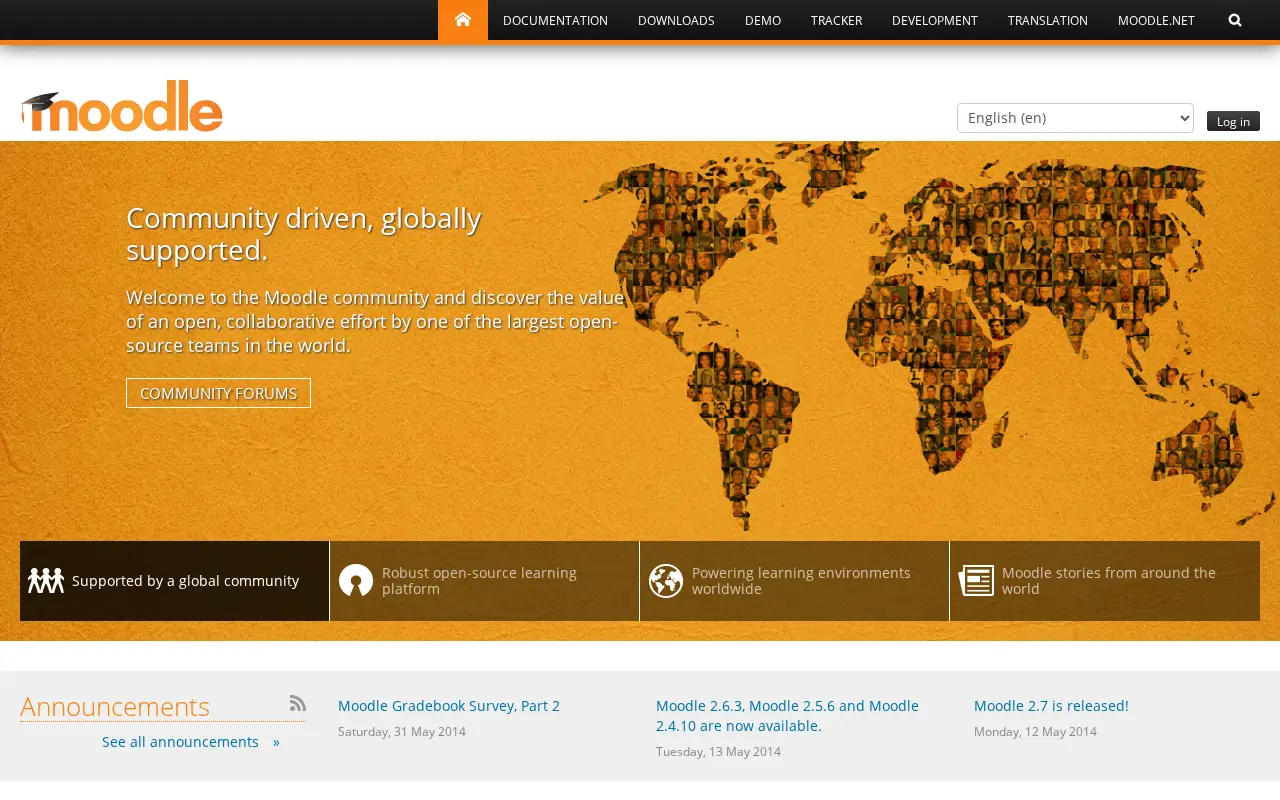 moodle.org in 2014