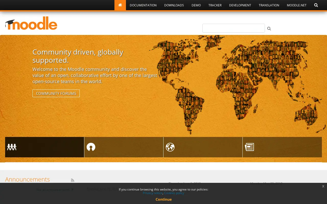 moodle.org in 2019