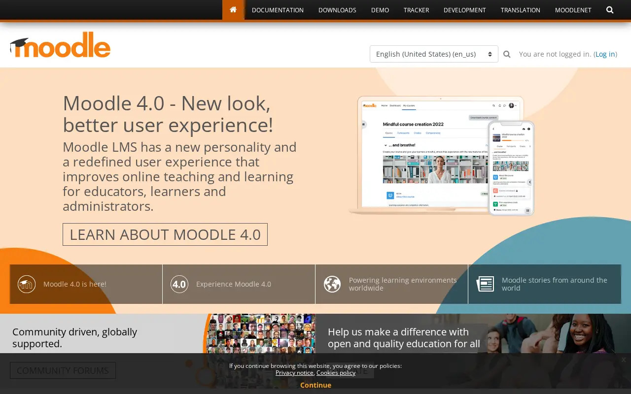 moodle.org in 2022