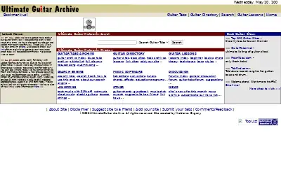 ultimate-guitar.com in 2000