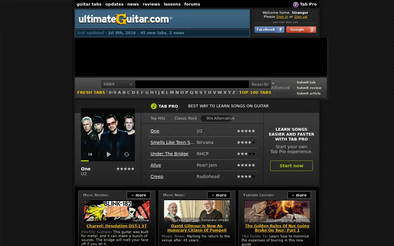 ultimate-guitar.com in 2016