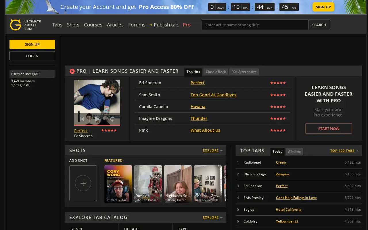 ultimate-guitar.com in 2023