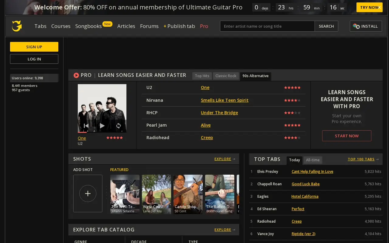ultimate-guitar.com in 2024