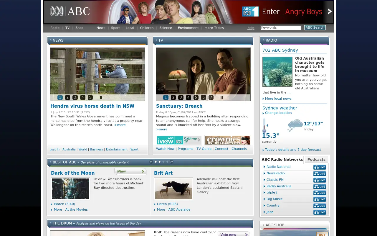 abc.net.au on July 1, 2011