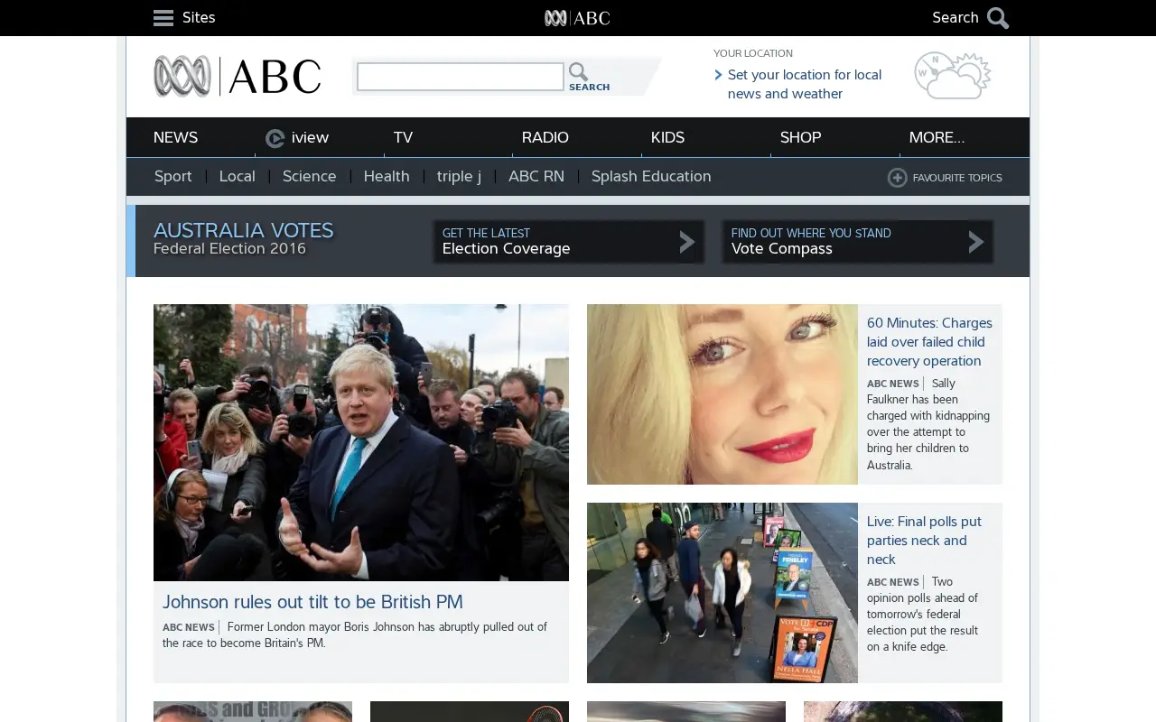 abc.net.au on July 1, 2016