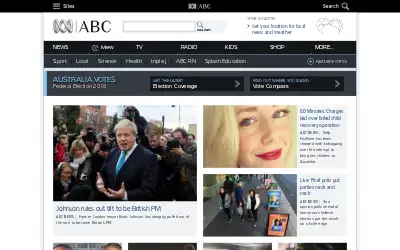 abc.net.au in 2016