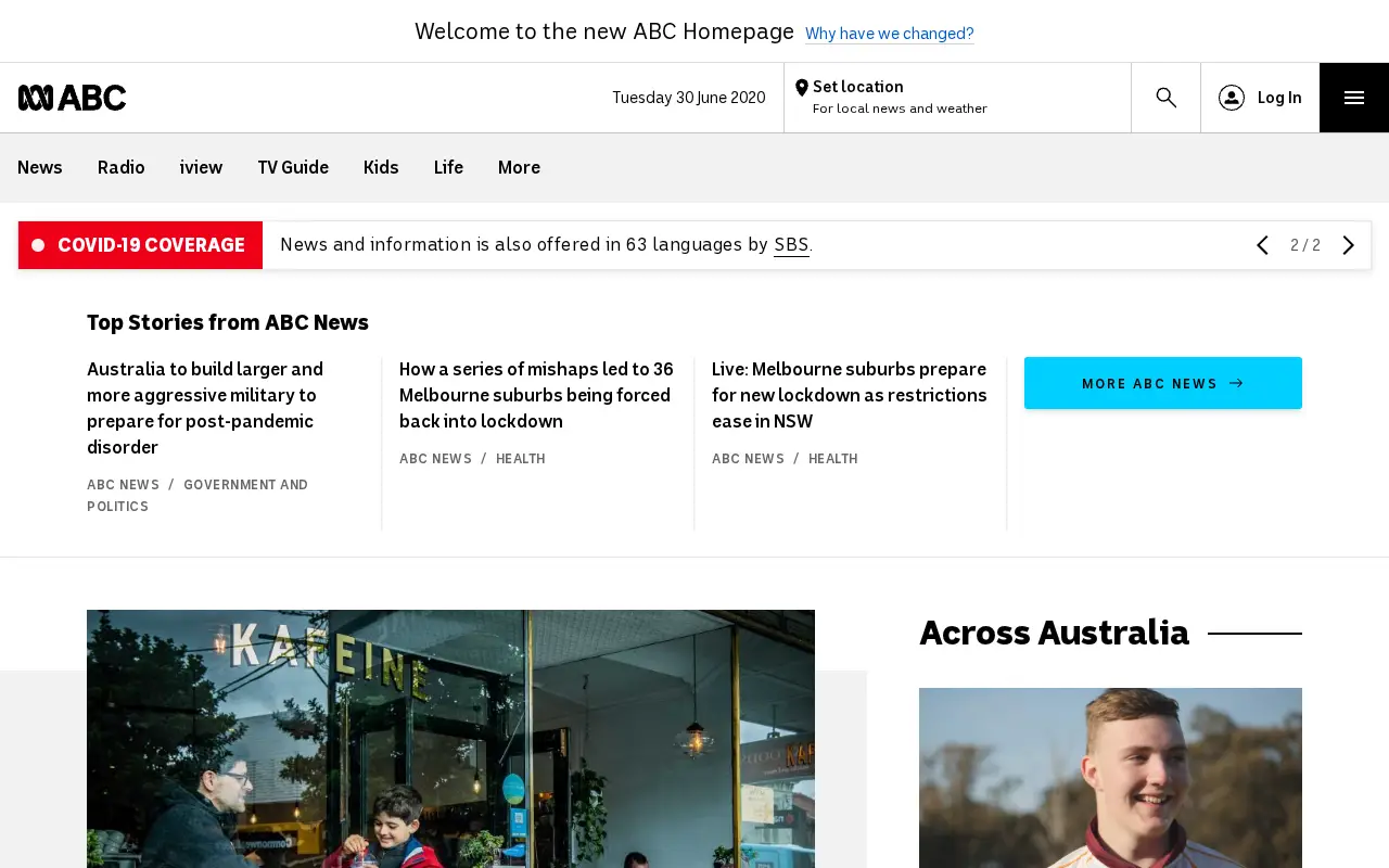 abc.net.au in 2020
