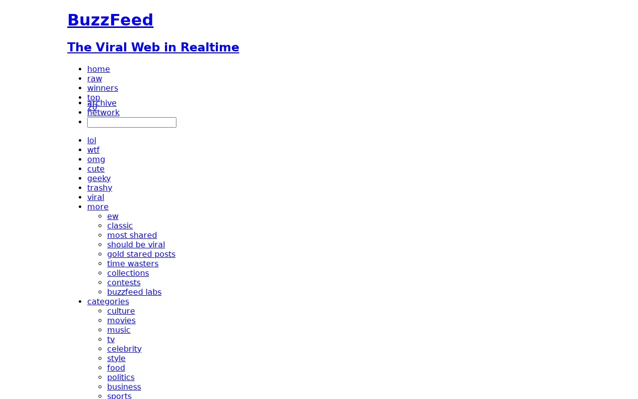 buzzfeed.com in 2009