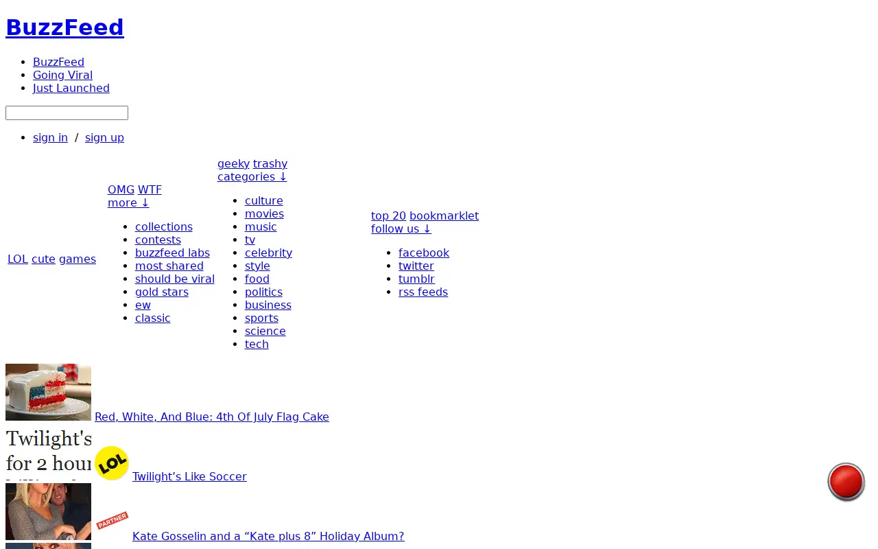 buzzfeed.com in 2010
